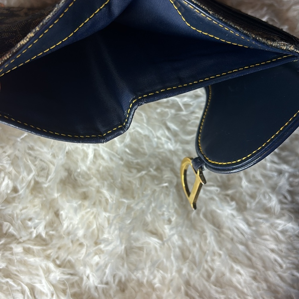 Christian Dior saddle trotter trifold wallet - Picture 7 of 11